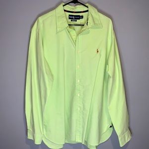 Ralph Lauren Classic Fit Button Down Long Sleeve Shirt.
